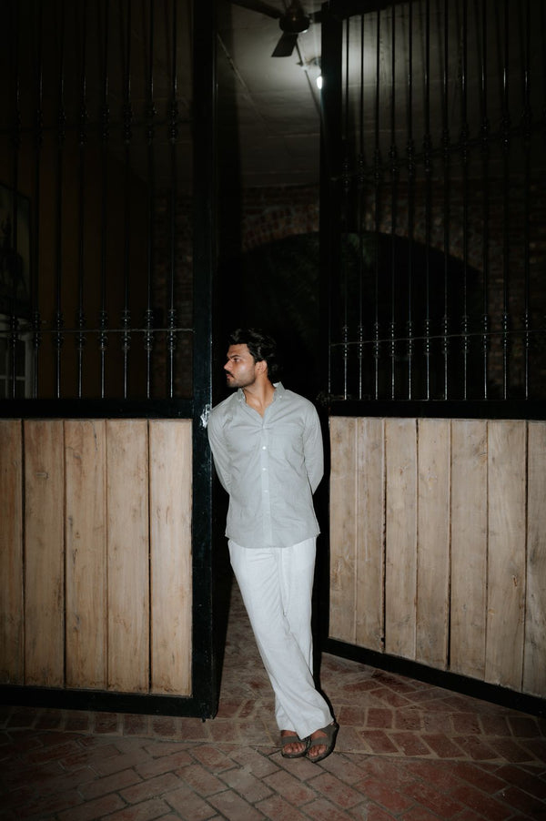 Mistvale linen shirt