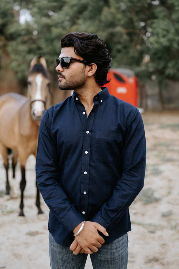 Nightfall linen shirt