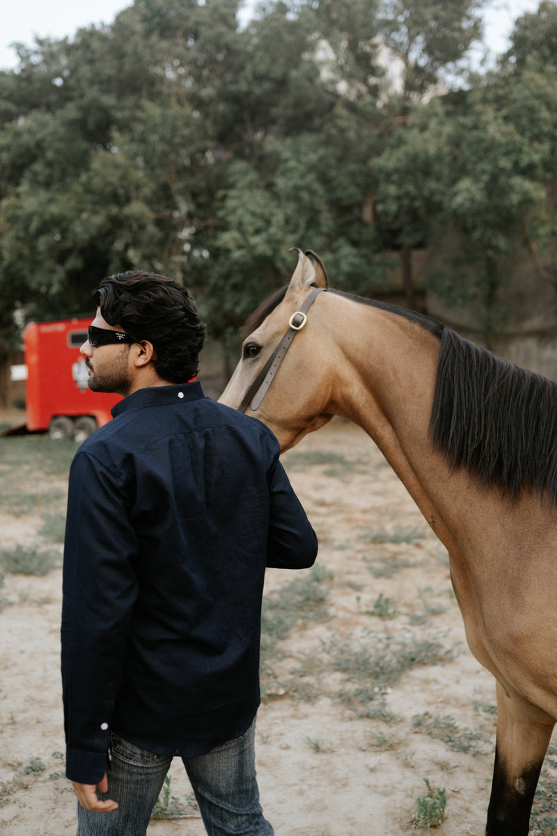 Nightfall linen shirt