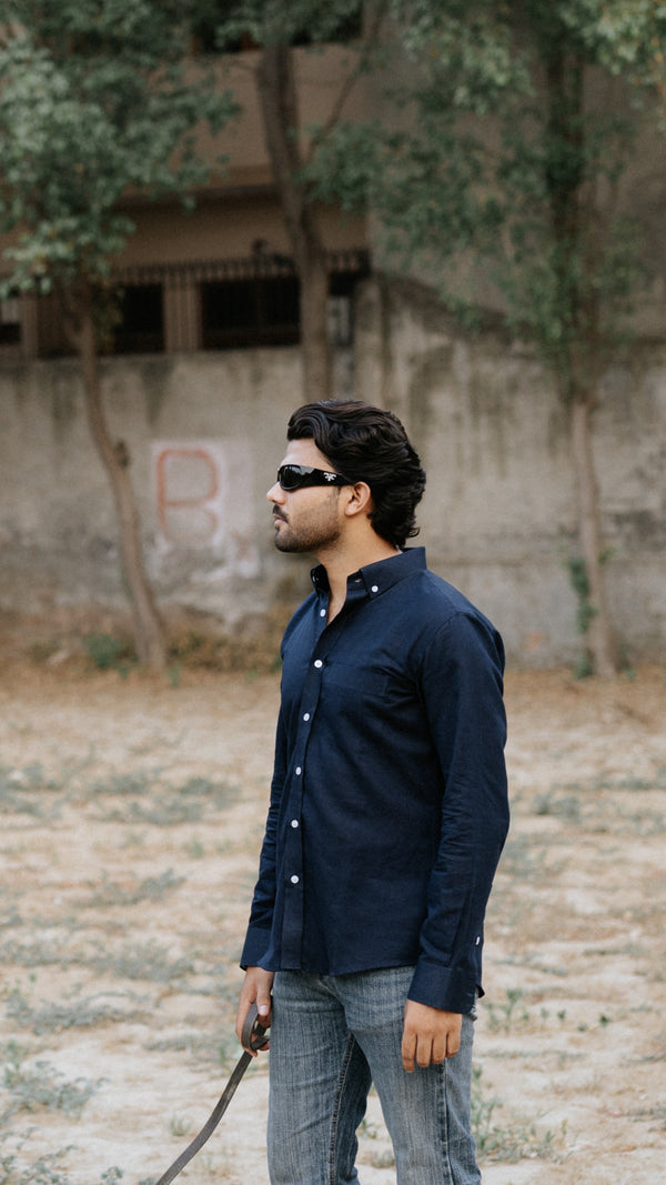 Nightfall linen shirt