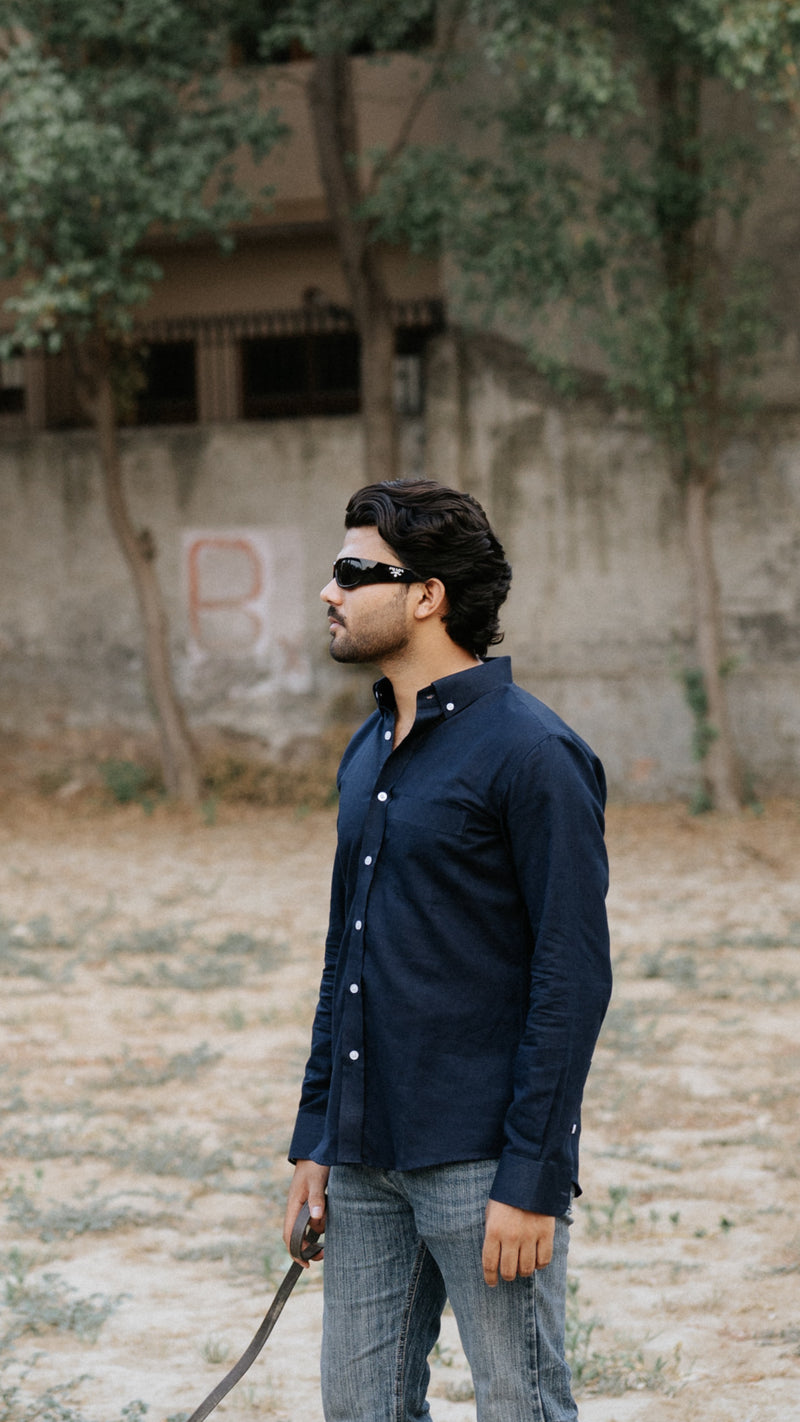 Nightfall linen shirt